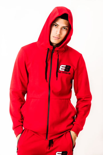 EB The Chosen One Track Suit - Red - TEAM BERLANGA